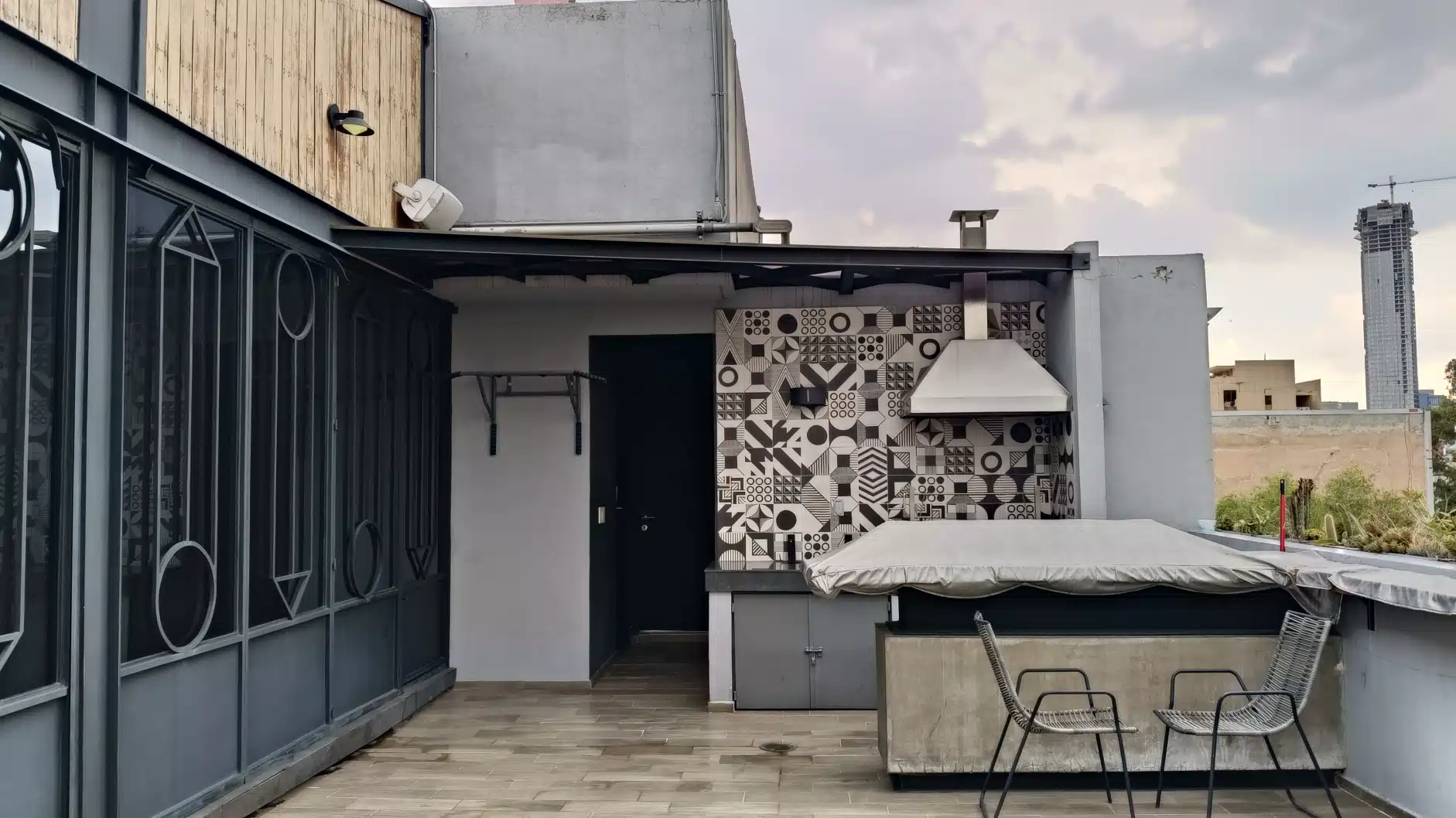 instalacion de velaria en terraza